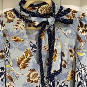 BCBGMAXAZRIA Ashley Blue Dress